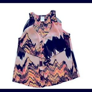 Love Squared Blouse Sz XS EUC
